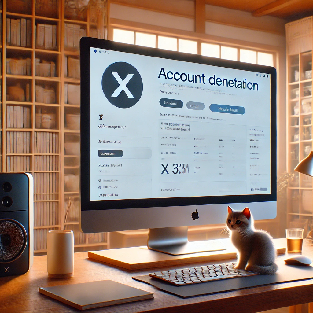 Xのアカウント削除申請と追悼機能の不在