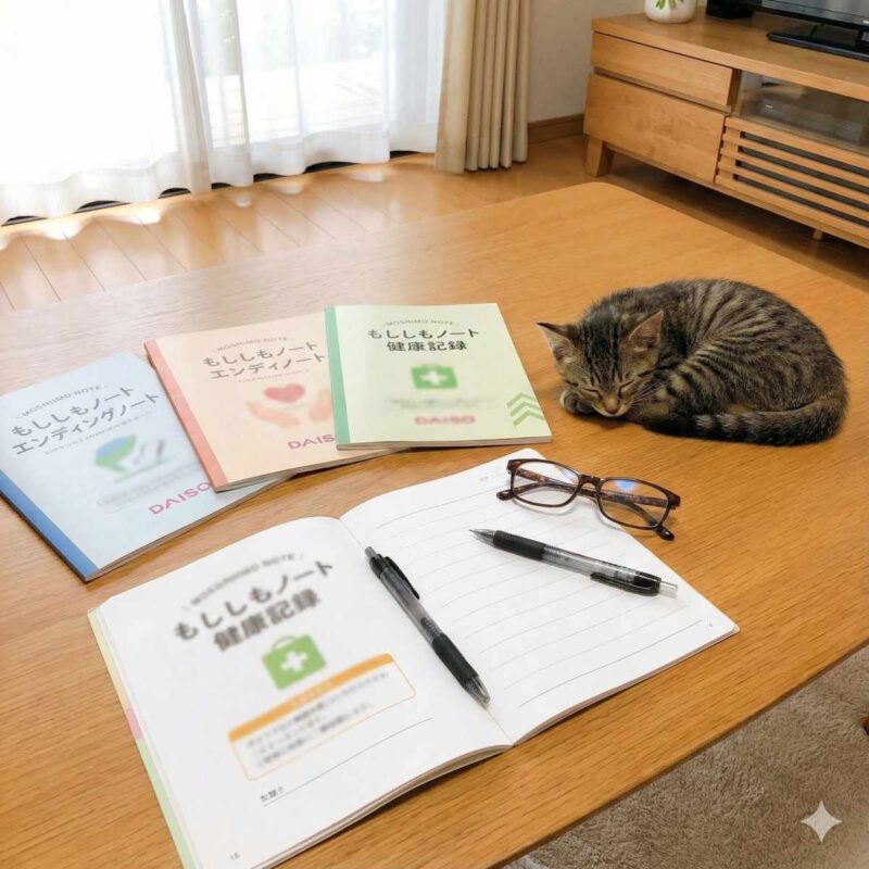 ダイソーのもしもノートで終活と情報管理を両立