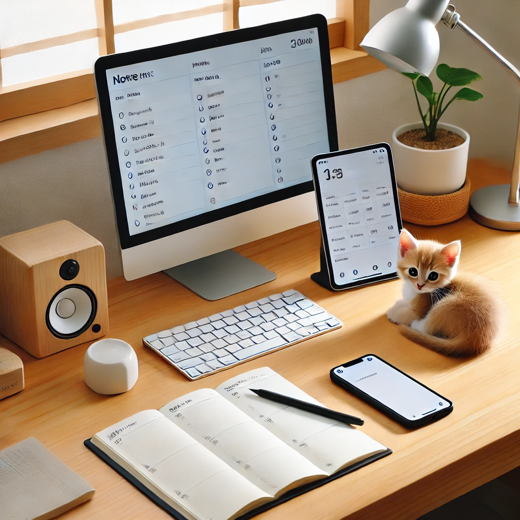 メモやノートアプリで情報を一元管理する